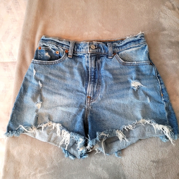 curve love high rise 4 inch mom shorts